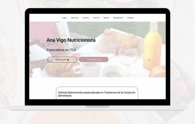 web para nutricionista galicia